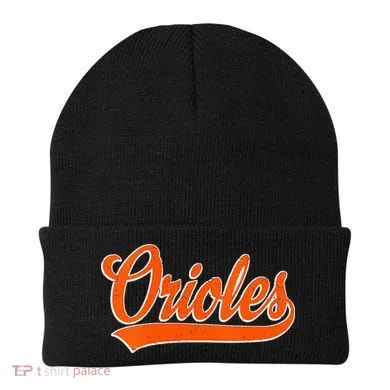 Orioles Name Beanie