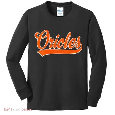 Orioles Name Kids Long Sleeve Shirt