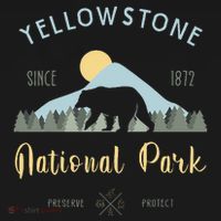 Outdoor National Park Yellowstone National Park Long Sleeve Shirt thumb 2