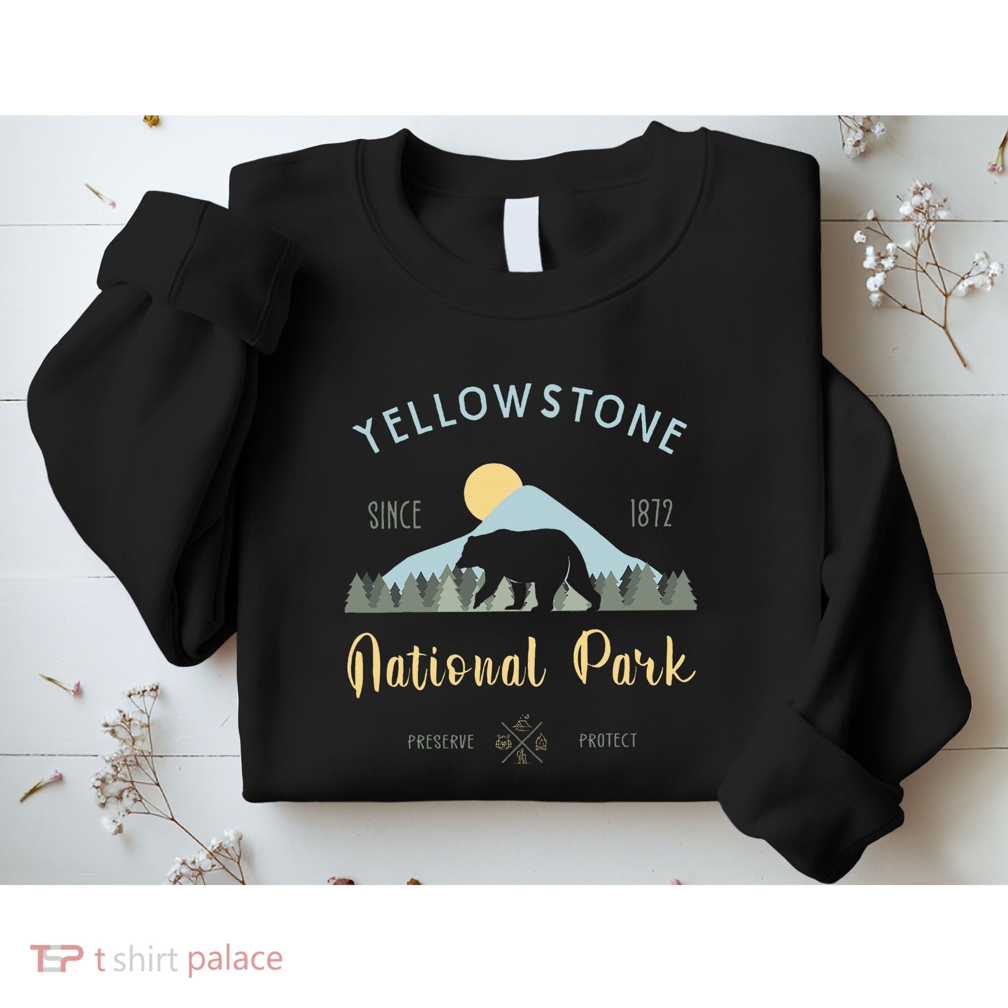 Outdoor National Park Yellowstone National Park Sweatshirt