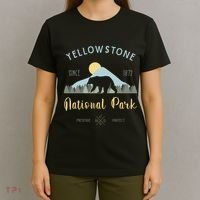 Outdoor National Park Yellowstone National Park T-Shirt thumb 4