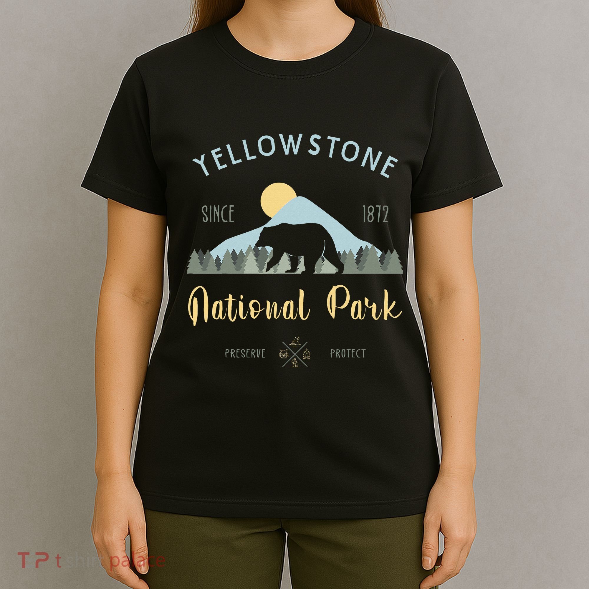 Outdoor National Park Yellowstone National Park T-Shirt