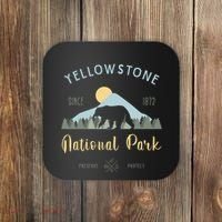 Outdoor National Park Yellowstone National Park Coaster thumb 0