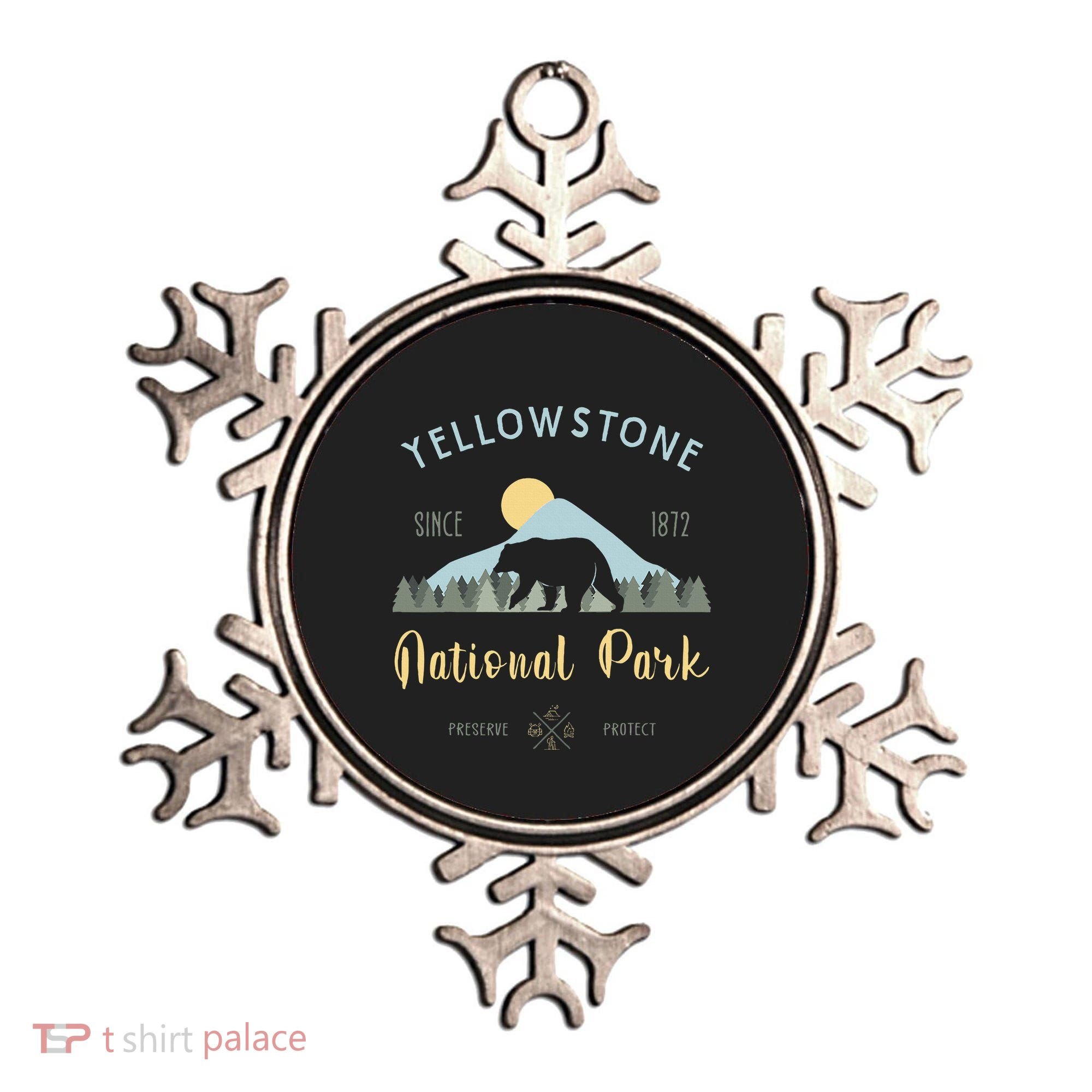 Outdoor National Park Yellowstone National Park Ornament