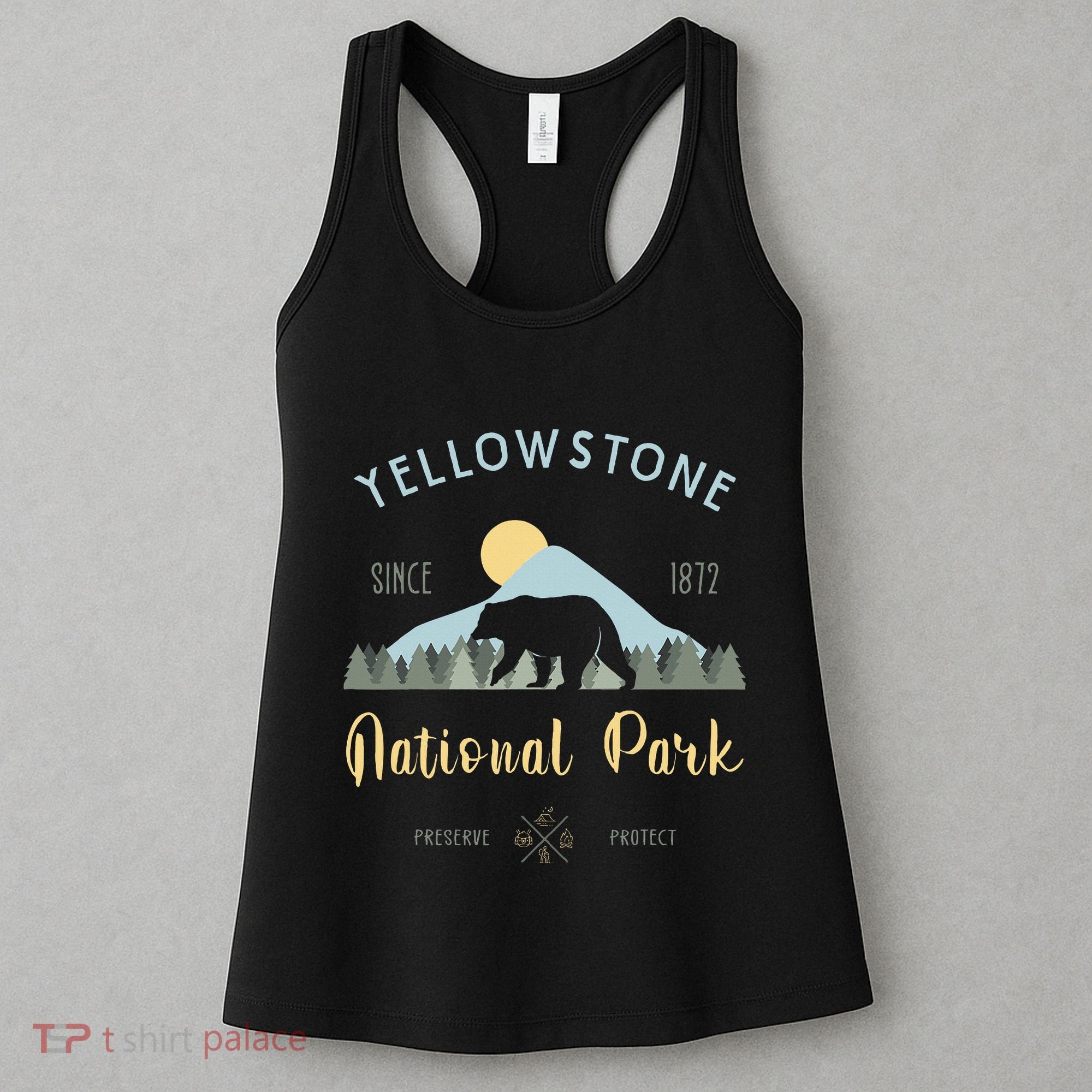 Outdoor National Park Yellowstone National Park Women's Tank Top