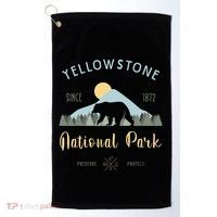 Outdoor National Park Yellowstone National Park Golf Towel thumb 0