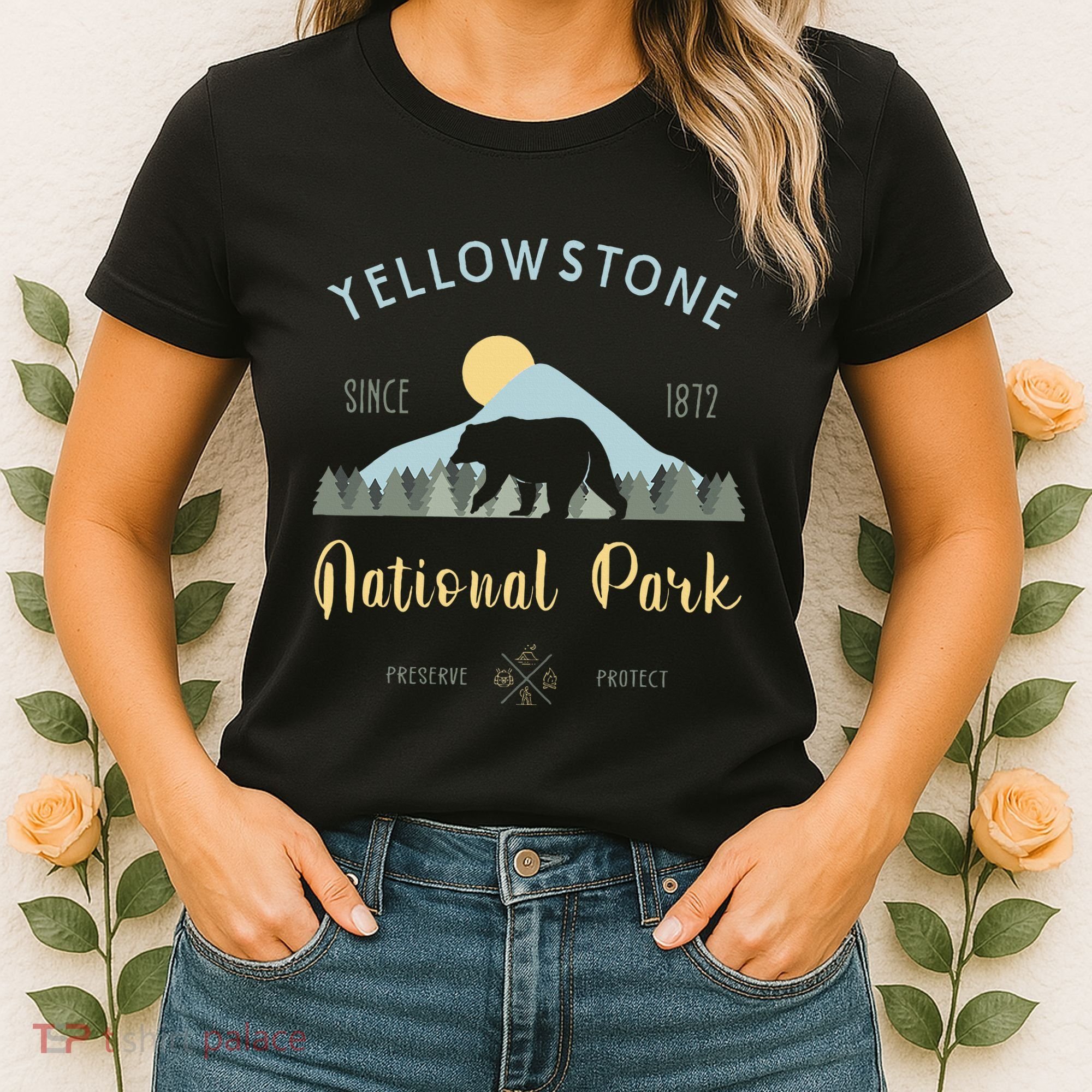Outdoor National Park Yellowstone National Park Women's T-Shirt