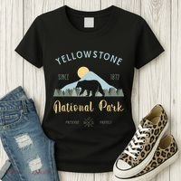 Outdoor National Park Yellowstone National Park Women's T-Shirt thumb 3