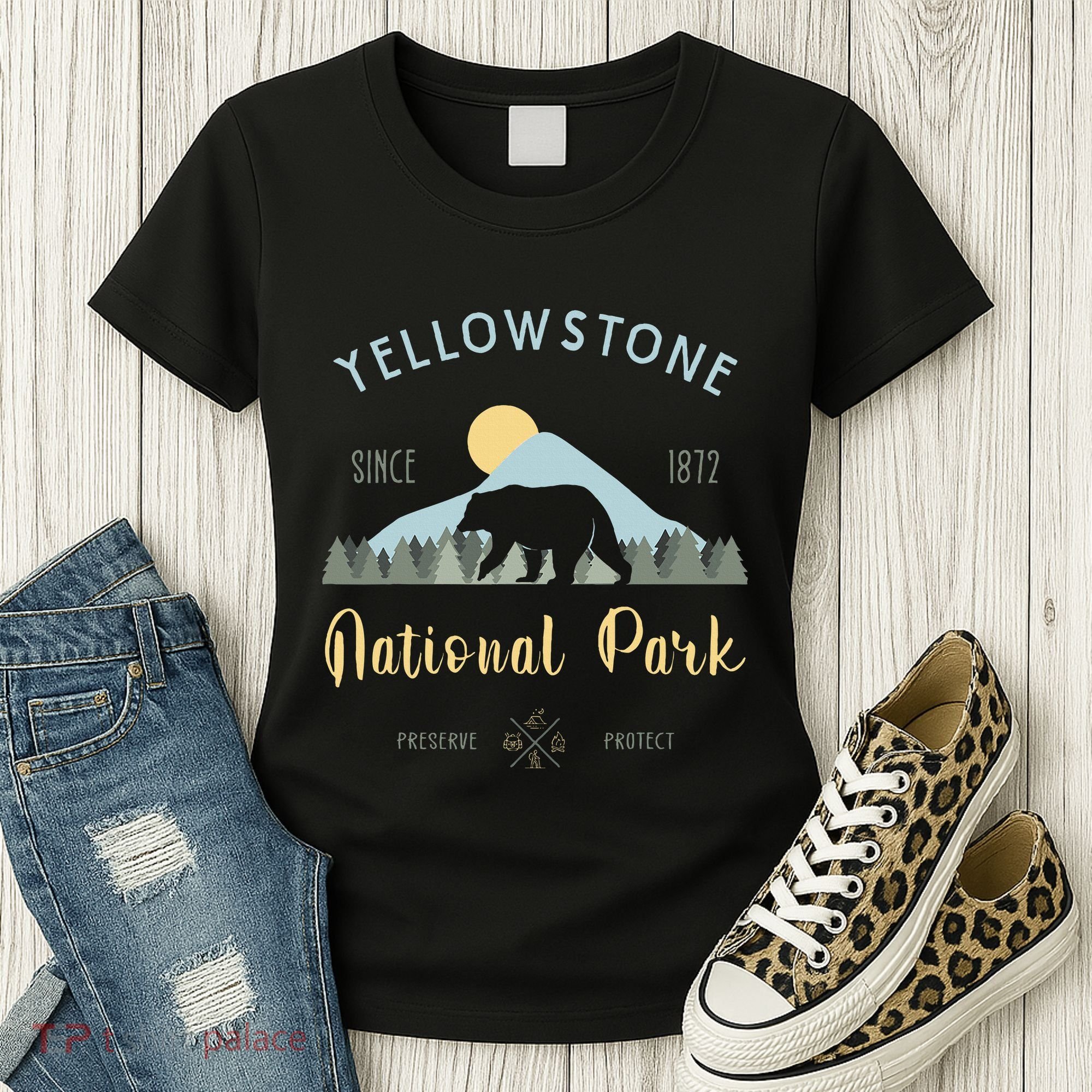 Outdoor National Park Yellowstone National Park Women's T-Shirt