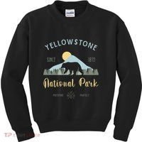 Outdoor National Park Yellowstone National Park Kids Sweatshirt thumb 0