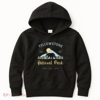 Outdoor National Park Yellowstone National Park Kids Hoodie thumb 0