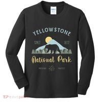 Outdoor National Park Yellowstone National Park Kids Long Sleeve Shirt thumb 0