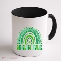 Oncology Nurse Rainbow Leopard St Patricks Day Nurse Great Gift Coffee Mug thumb 1