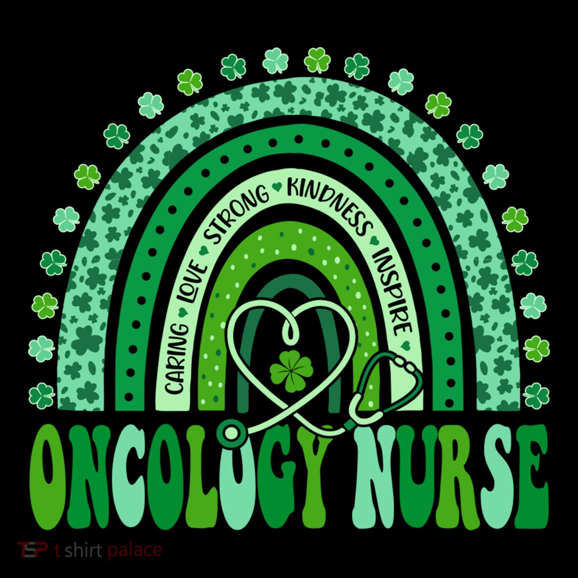 Oncology Nurse Rainbow Leopard St Patricks Day Nurse Great Gift Coffee Mug
