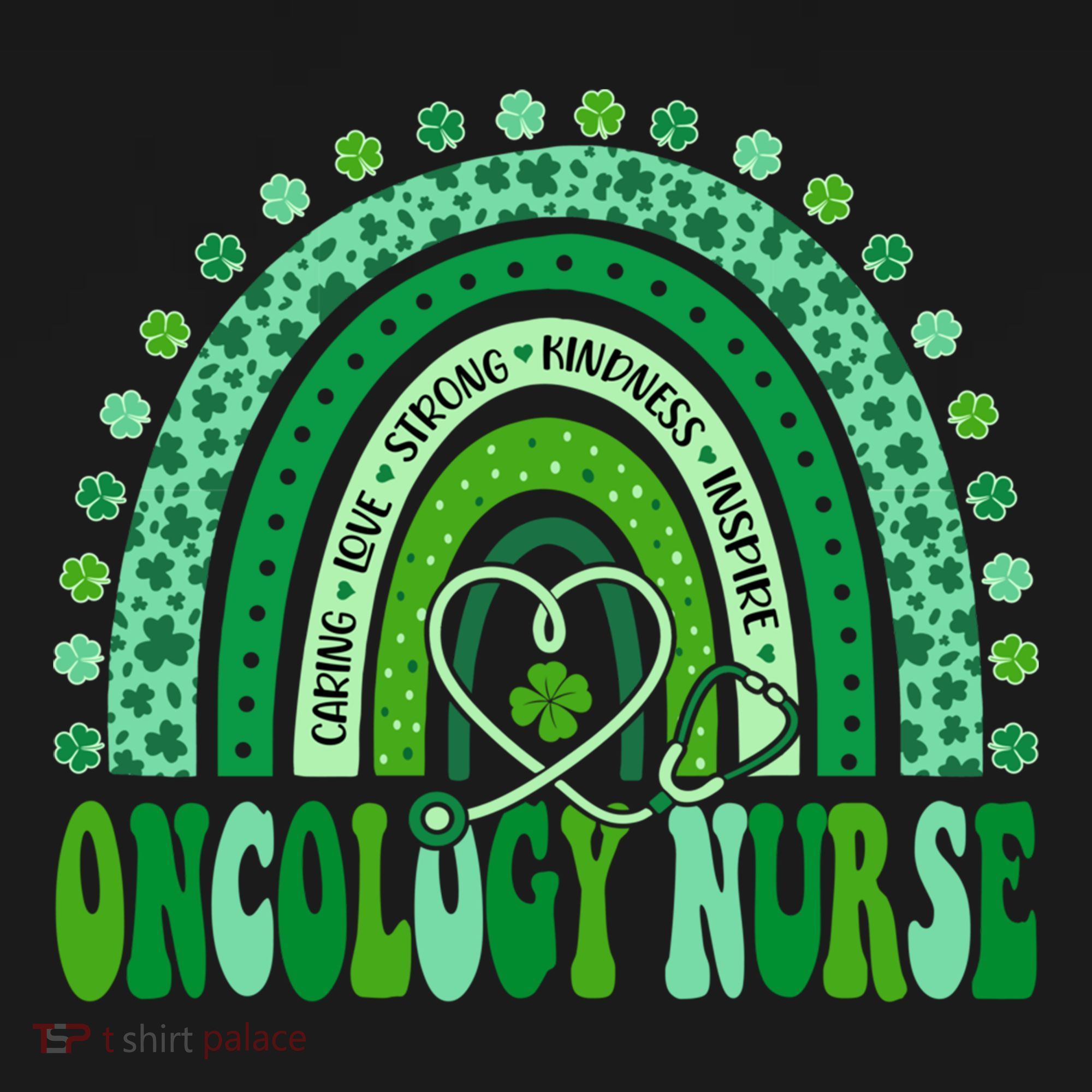 Oncology Nurse Rainbow Leopard St Patricks Day Nurse Great Gift Women's Hoodie