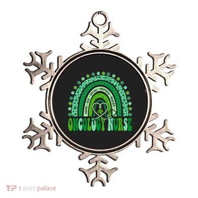 Oncology Nurse Rainbow Leopard St Patricks Day Nurse Great Gift Ornament