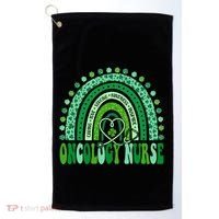 Oncology Nurse Rainbow Leopard St Patricks Day Nurse Great Gift Golf Towel thumb 0