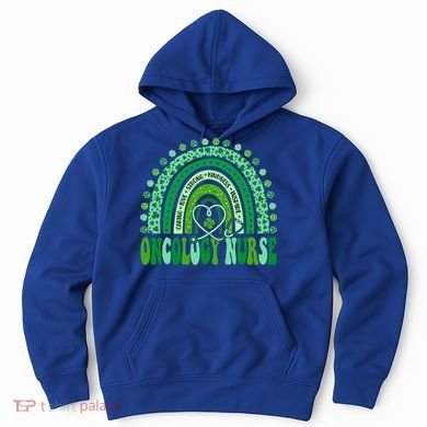 Oncology Nurse Rainbow Leopard St Patricks Day Nurse Great Gift Hoodie