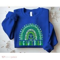 Oncology Nurse Rainbow Leopard St Patricks Day Nurse Great Gift Sweatshirt thumb 2