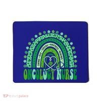 Oncology Nurse Rainbow Leopard St Patricks Day Nurse Great Gift Mousepad thumb 0