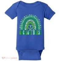 Oncology Nurse Rainbow Leopard St Patricks Day Nurse Great Gift Baby Bodysuit thumb 0