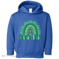 Oncology Nurse Rainbow Leopard St Patricks Day Nurse Great Gift Toddler Hoodie thumb 0