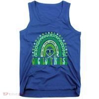 Oncology Nurse Rainbow Leopard St Patricks Day Nurse Great Gift Tank Top thumb 0