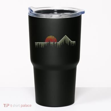 Outdoors Nature Retro Forrest Hiking Tumbler