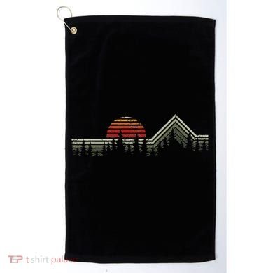Outdoors Nature Retro Forrest Hiking Golf Towel