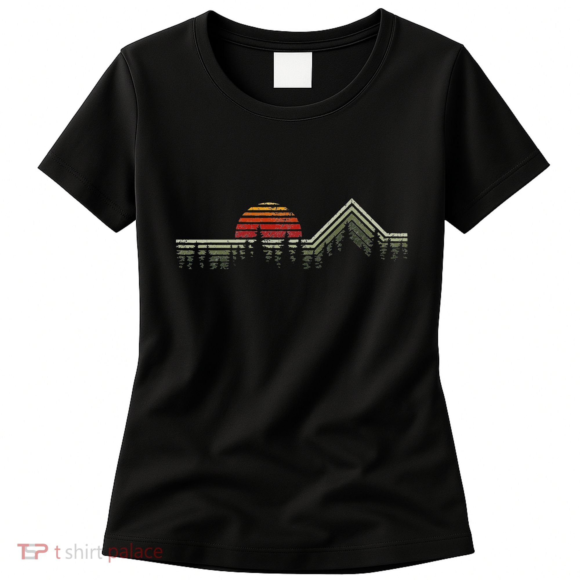 Outdoors Nature Retro Forrest Hiking Women's T-Shirt