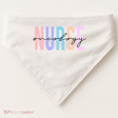 Oncology Nurse Registered Nurse USA-Made Doggie Bandana