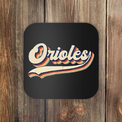 Orioles Name Retro Vintage Gift Coaster