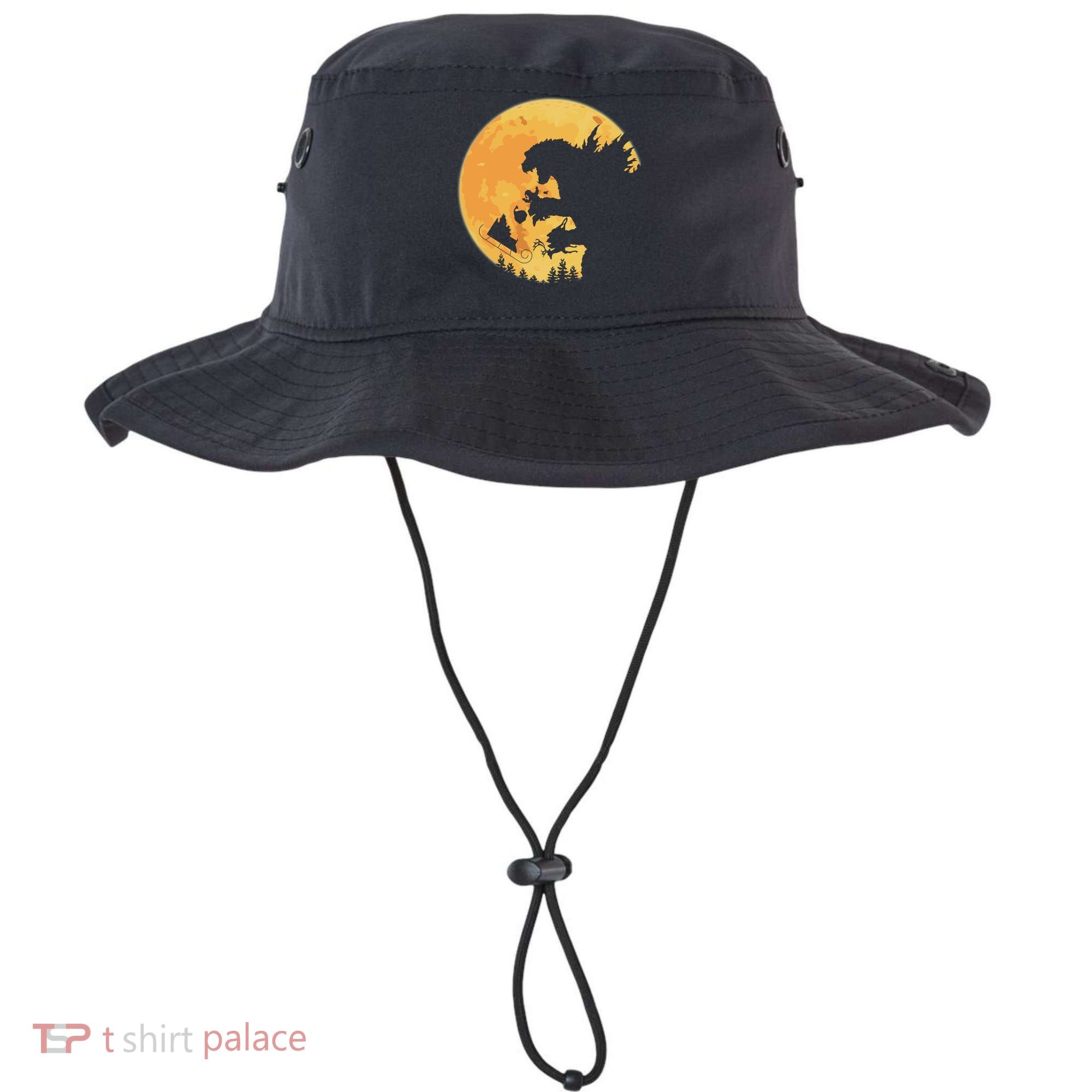 Oh No Santa Christmas Dinosaur Bucket Hat