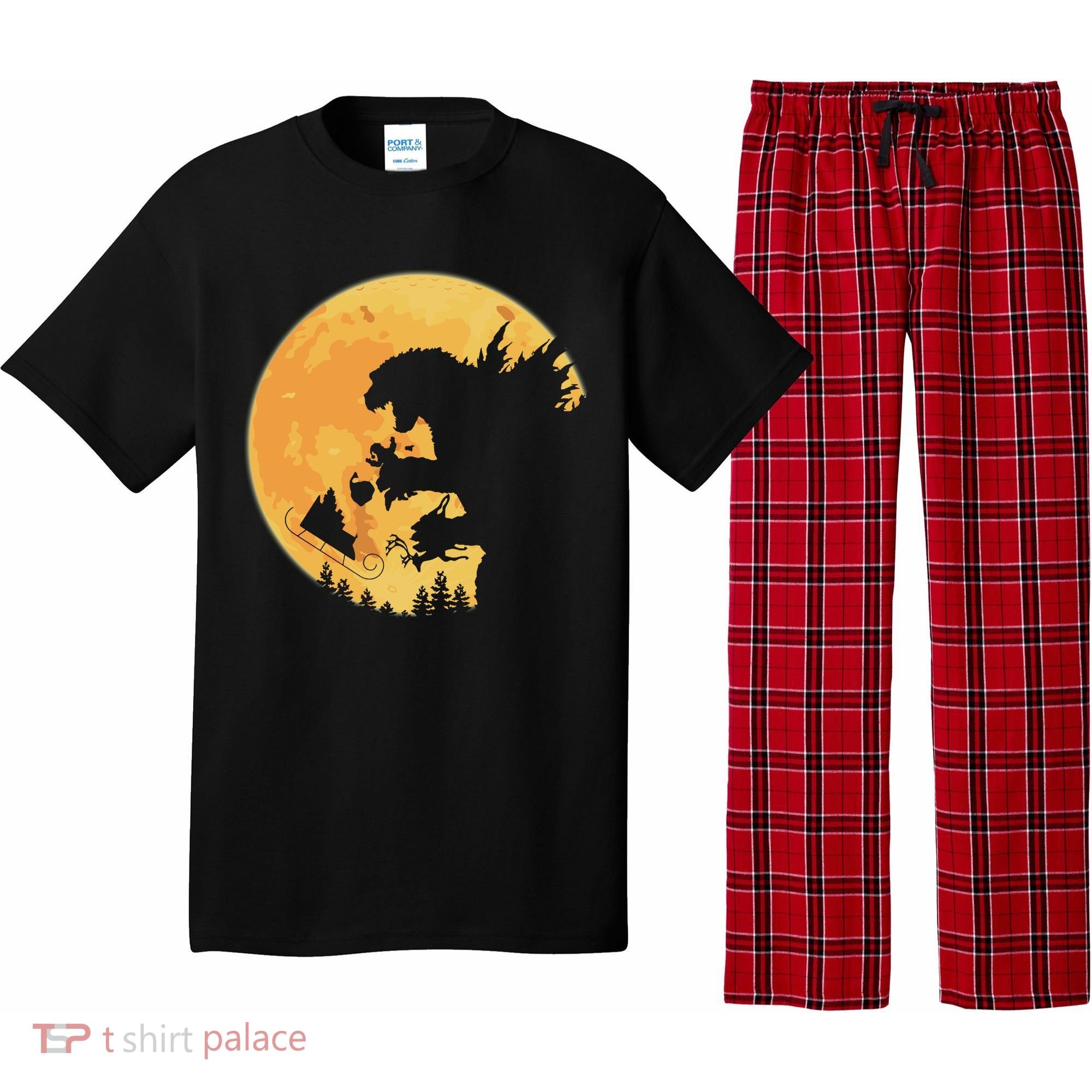 Oh No Santa Christmas Dinosaur Pajama Set