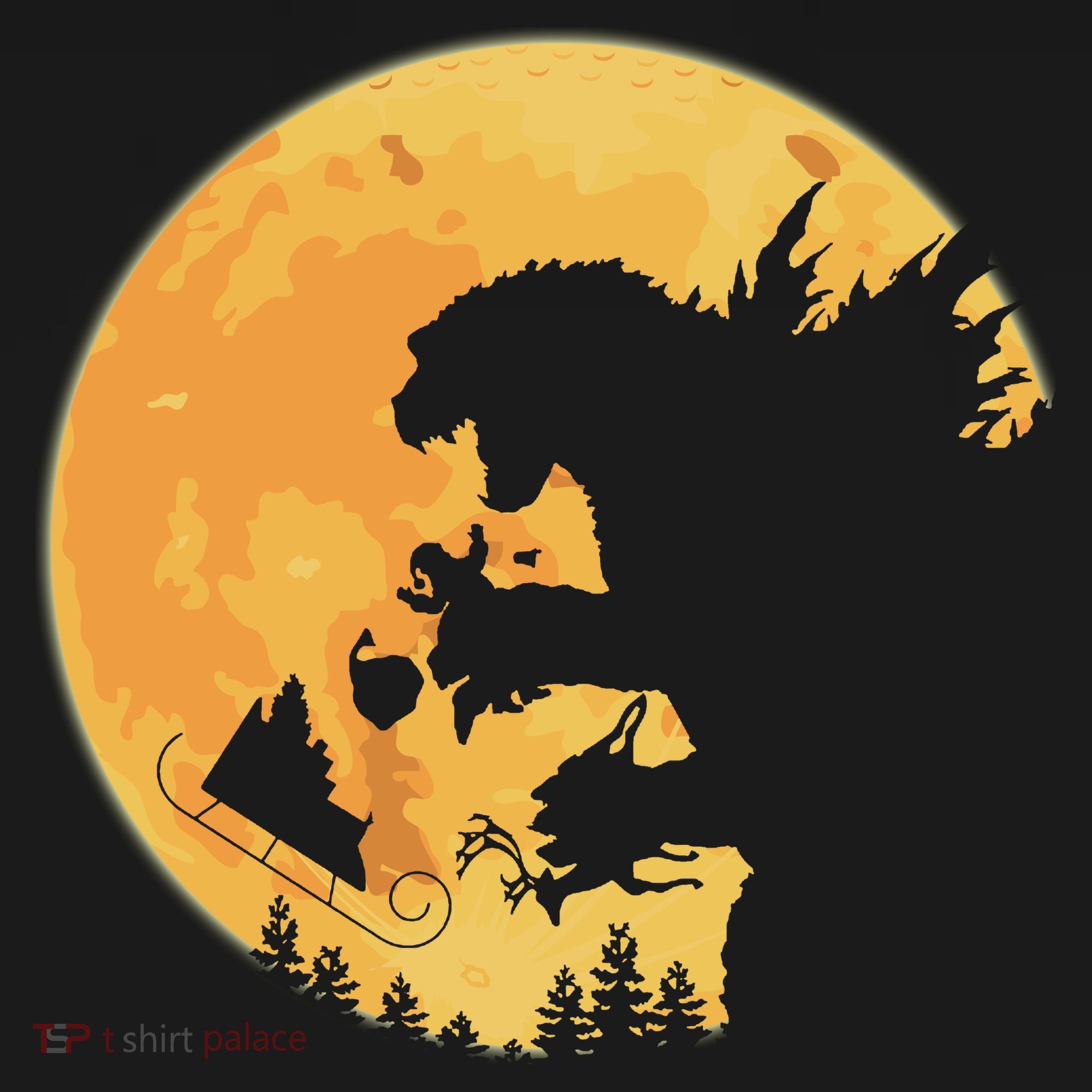 Oh No Santa Christmas Dinosaur Polo