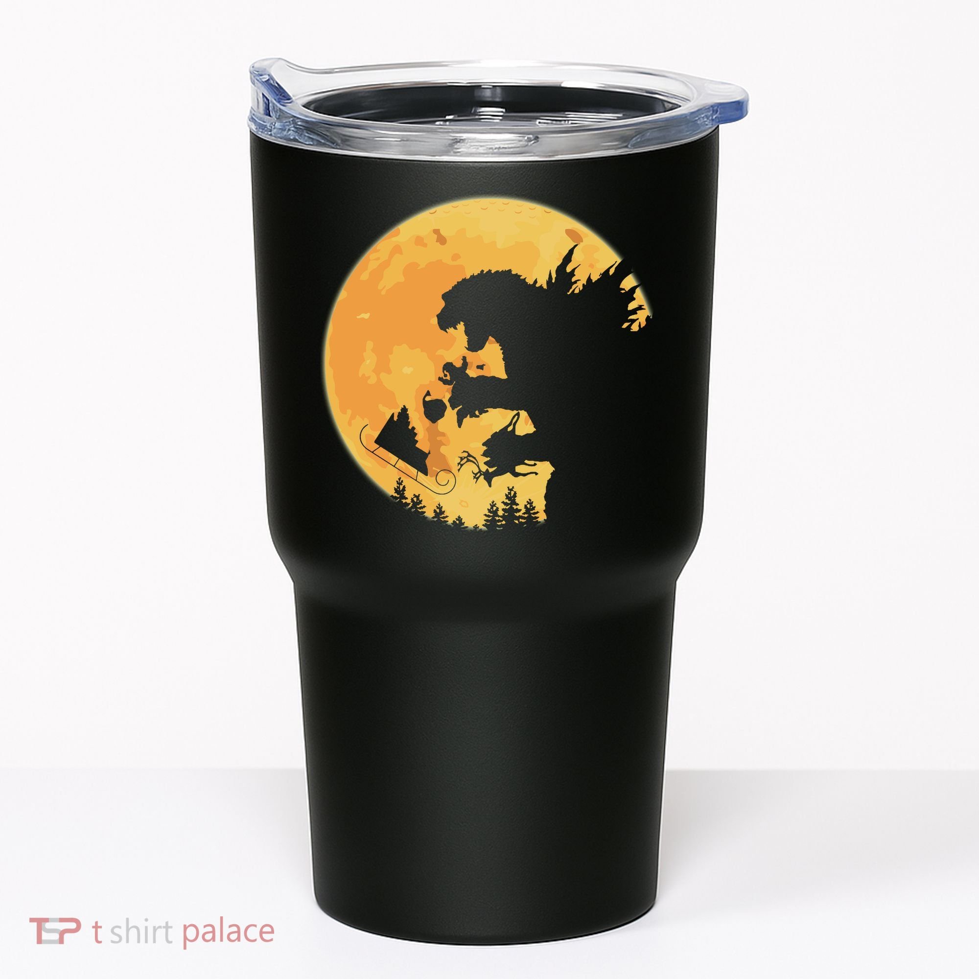 Oh No Santa Christmas Dinosaur Tumbler
