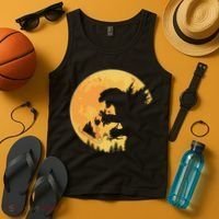 Oh No Santa Christmas Dinosaur Tank Top thumb 4