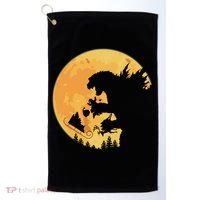 Oh No Santa Christmas Dinosaur Golf Towel thumb 0