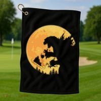 Oh No Santa Christmas Dinosaur Golf Towel thumb 1