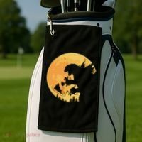 Oh No Santa Christmas Dinosaur Golf Towel thumb 2