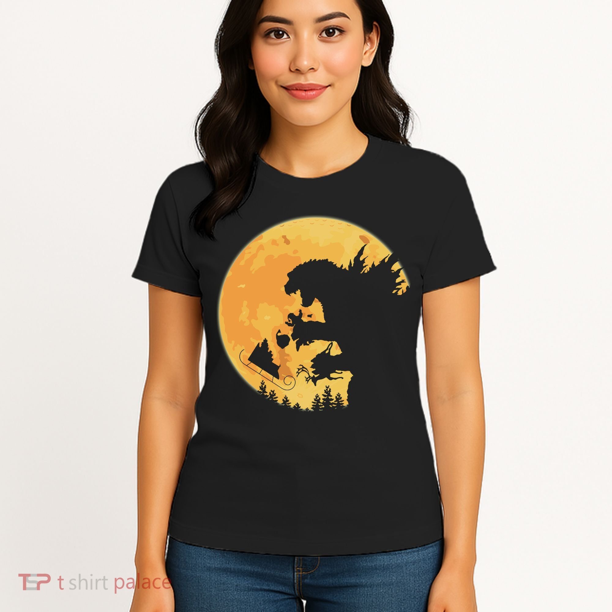 Oh No Santa Christmas Dinosaur Women's T-Shirt