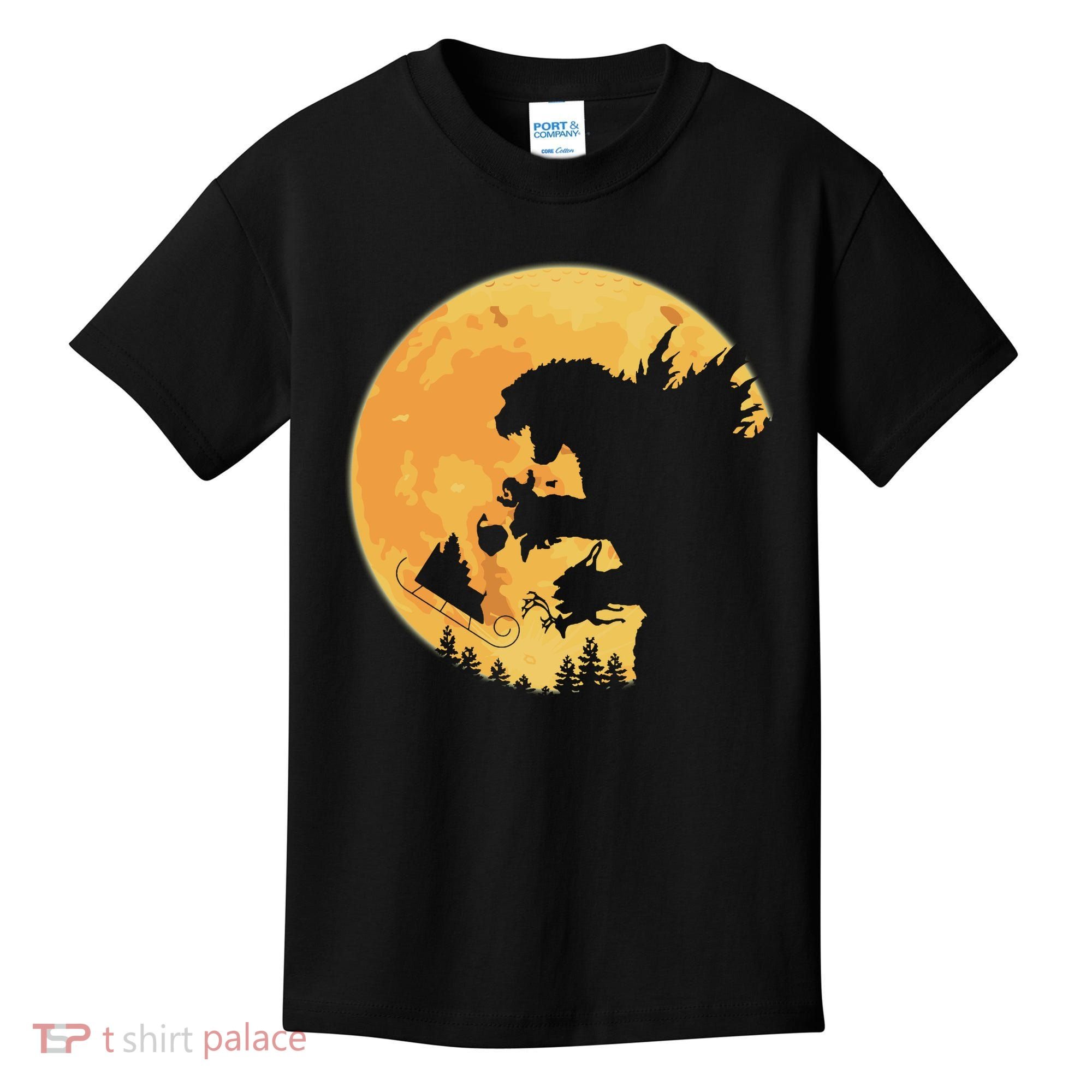 Oh No Santa Christmas Dinosaur Kids T-Shirt