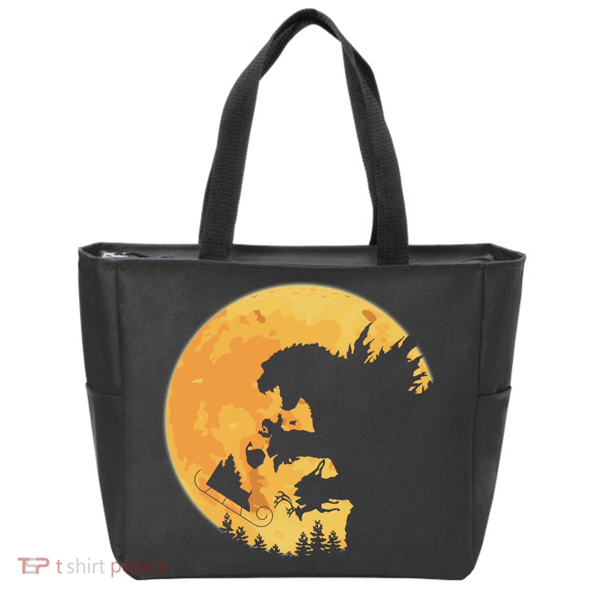 Oh No Santa Christmas Dinosaur Tote Bag