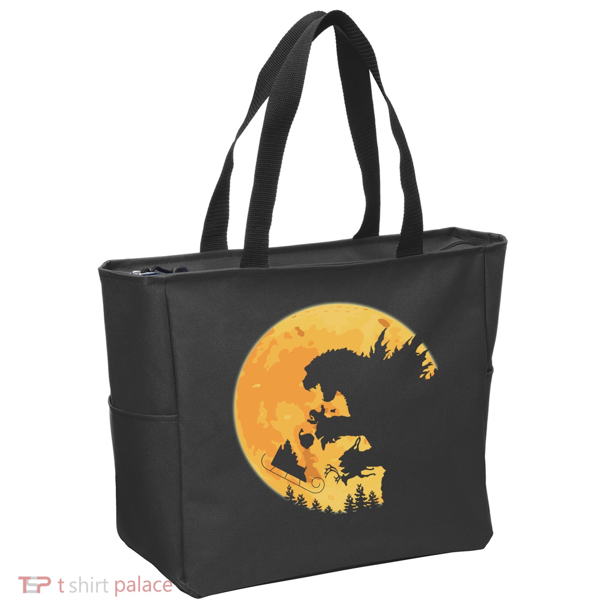 Oh No Santa Christmas Dinosaur Tote Bag