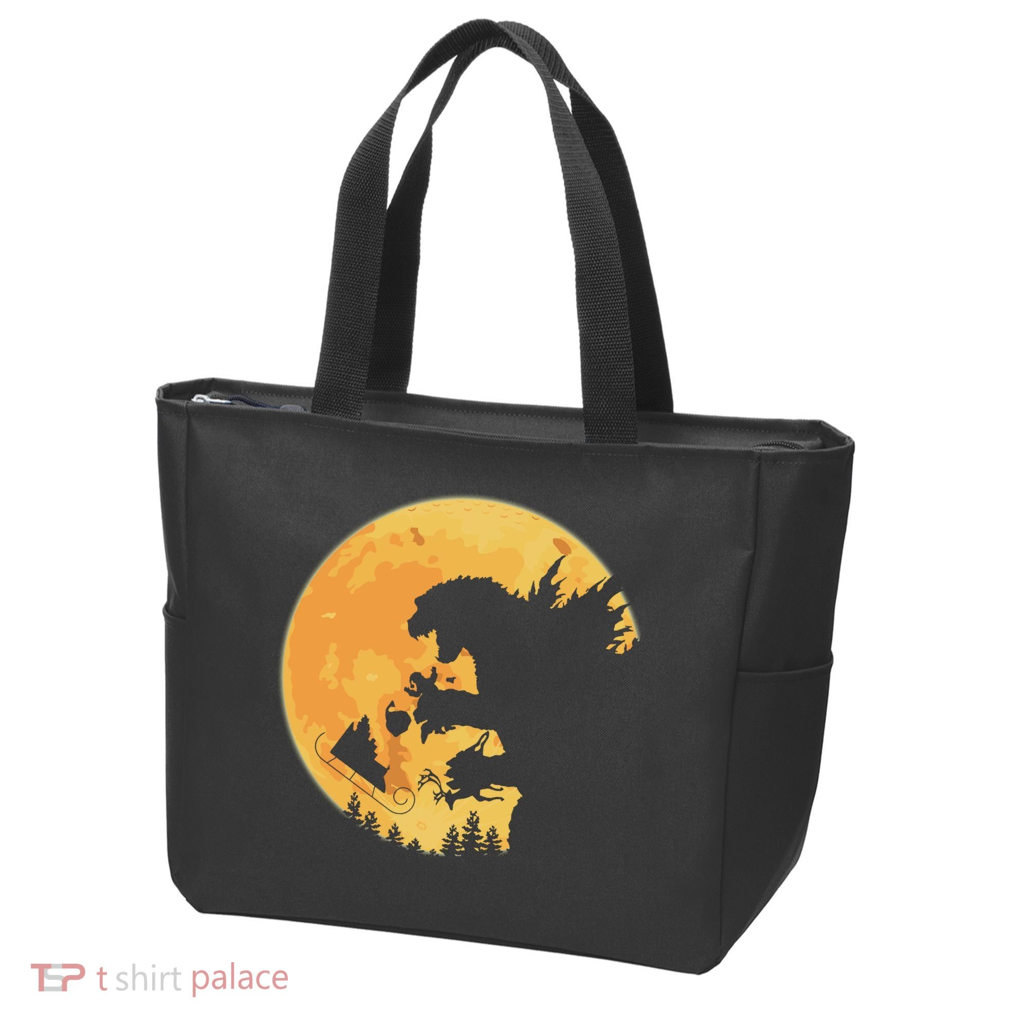 Oh No Santa Christmas Dinosaur Tote Bag