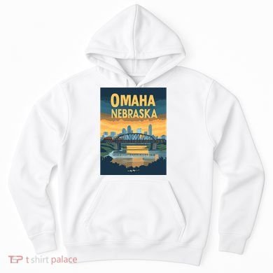 Omaha Nebraska Travel Poster Hoodie