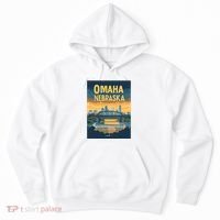 Omaha Nebraska Travel Poster Hoodie thumb 0