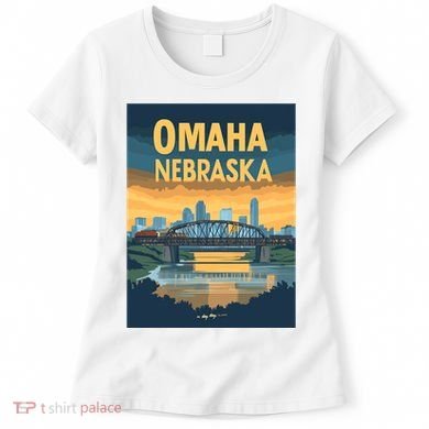 Omaha Nebraska Travel Poster Women's T-Shirt