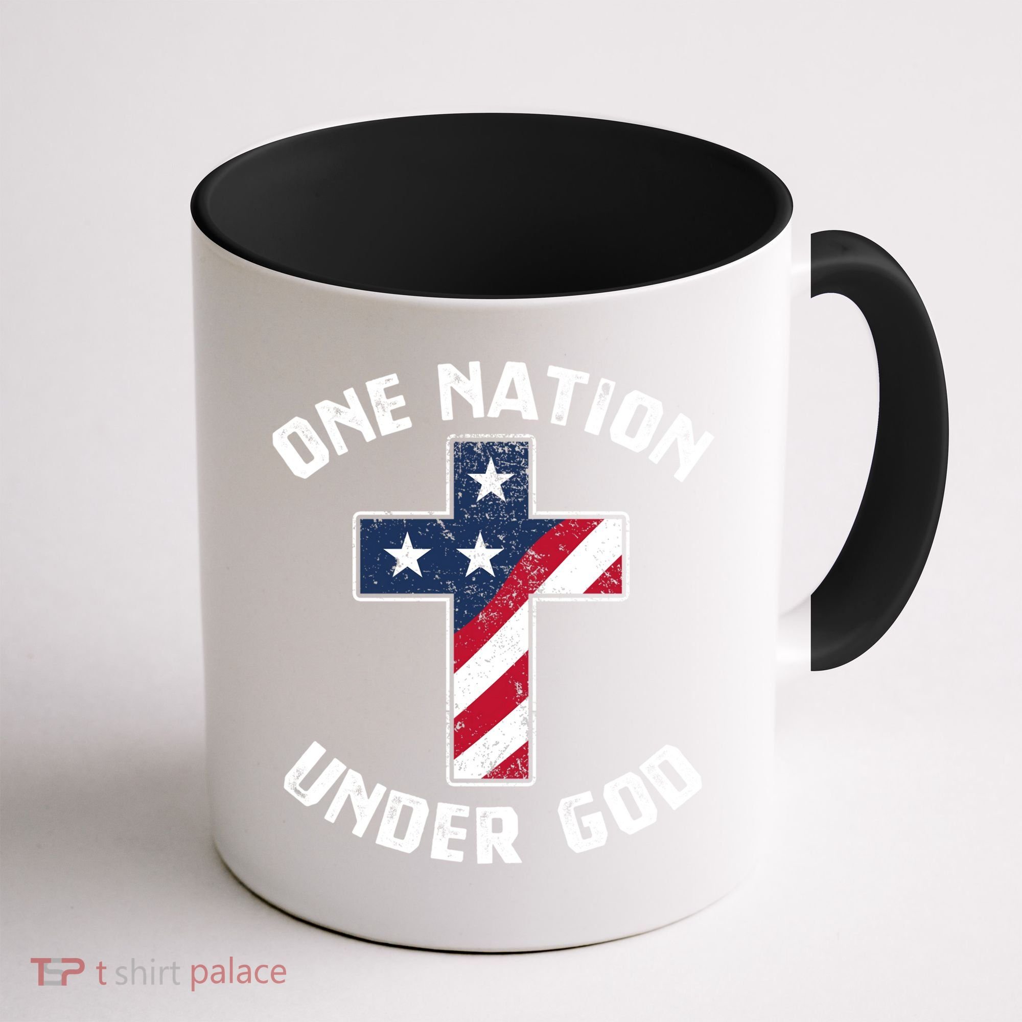 One Nation Under God Patriotic Christian Meaningful Gift Coffee Mug