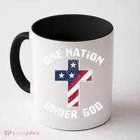 One Nation Under God Patriotic Christian Meaningful Gift Coffee Mug thumb 0